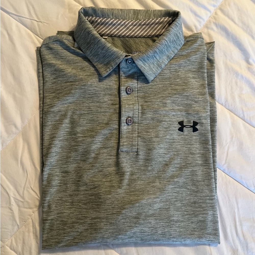 Under Armour Men's Grey Polo Shirt
